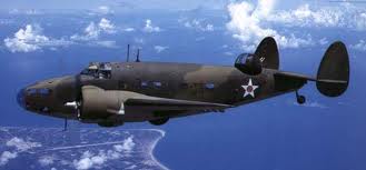 Lockheed Hudson aircraft US markings in flight
