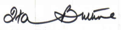 Ita Buttrose signature